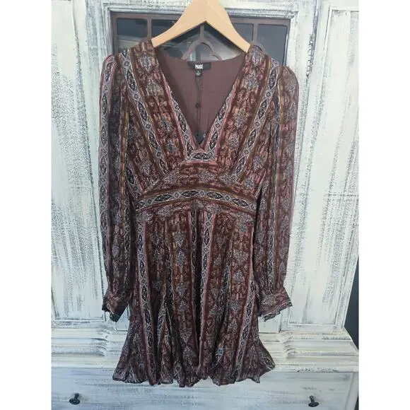 NWT PAIGE Bucatini Mini Dress - Size 2 - Picture 5 of 5